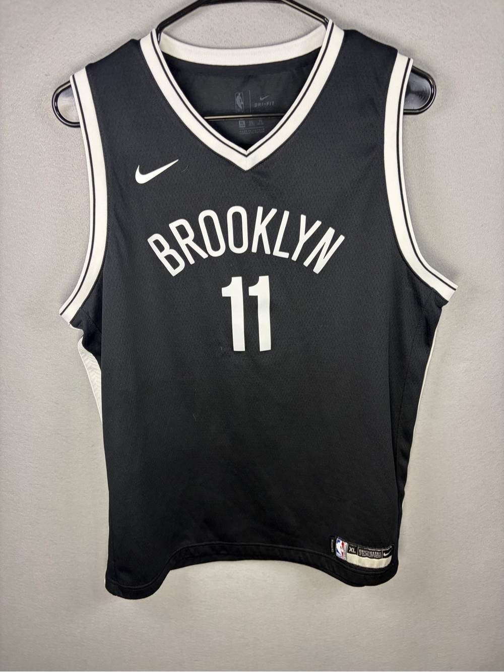 Nike Brooklyn #11 Women's Black Basketball Jersey